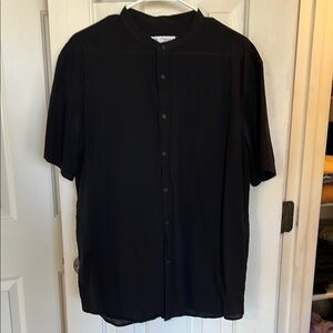 Zara Black Casual Button Down Shirt